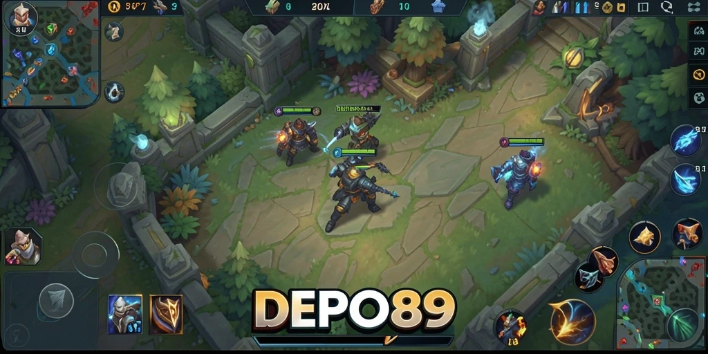 Tampilan gameplay seru dan mendebarkan di DEPO89.