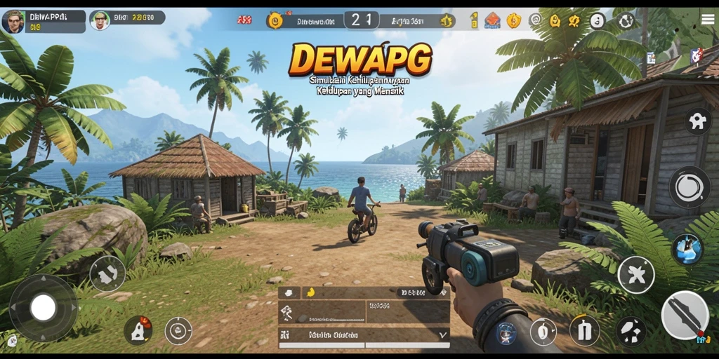 Tampilan gameplay DEWAPG yang imersif dan interaktif.