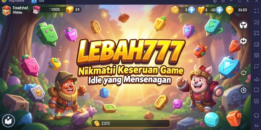 Tangkapan layar gameplay LEBAH777 yang menunjukkan aktivitas Idle yang menyenangkan.