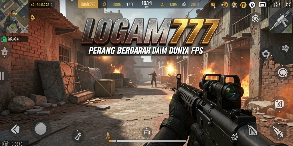 Tangkapan layar menampilkan pertempuran seru dengan grafis memukau di LOGAM777.