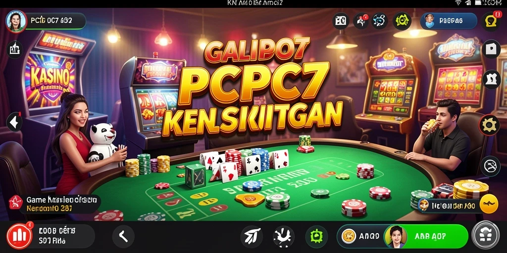 Tampilkan gameplay Kasino yang seru dan mendebarkan di PCPC7.