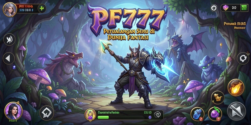 Tampilan gameplay yang menakjubkan di dunia petualangan PF777.