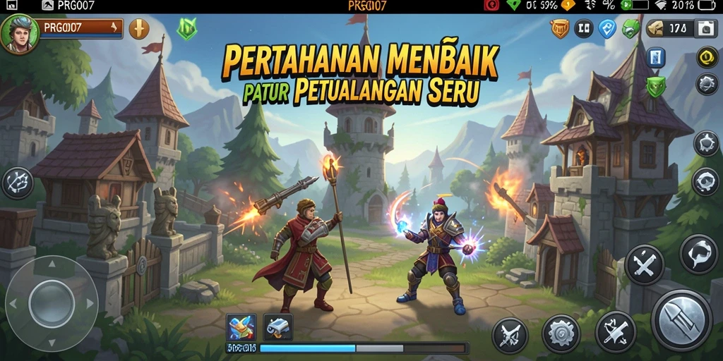 Tampilan gameplay seru dari PRG007 yang penuh tantangan.