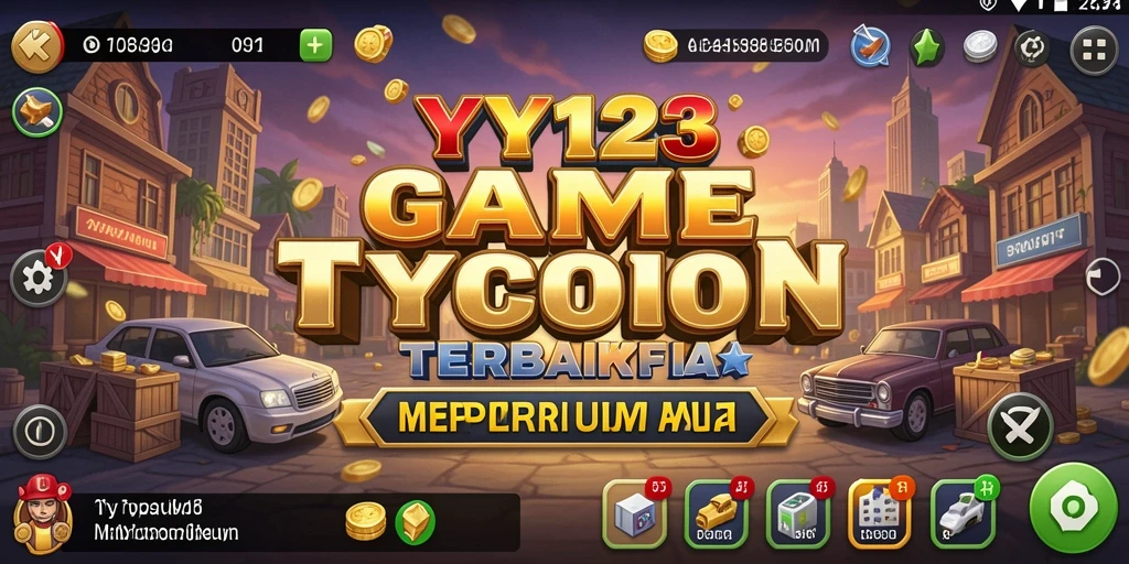 Tampilan menarik gameplay Tycoon YY123 dengan grafis yang memukau.